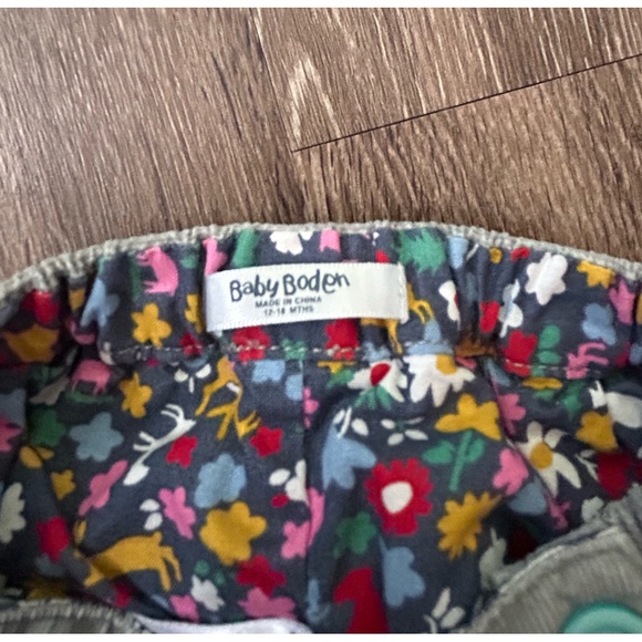 Baby Boden Gray Corduroy Bloomers Shorts - Picture 7 of 8